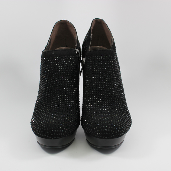 ITALINA BLACK EMBELLISHED STILETTO - Picture 2 of 2